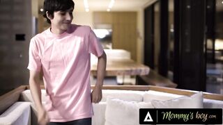 Stepmom Pristine Edge Pulls An All-Nighter On Her Stepson's HUGE DICK!