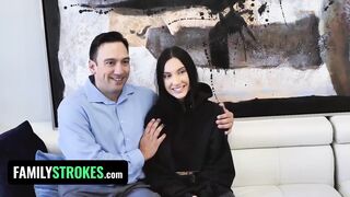 My Stepdaddy Imagined Fucking My Big Tits Too Many Times, So I Let Him Do It