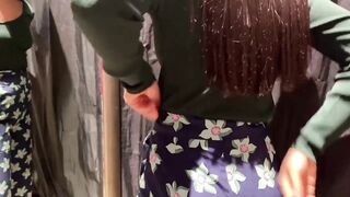 Blowjob in the Fitting Room - Almost Caught by Staff -2