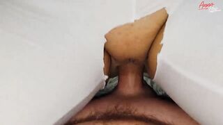 StepMom fucks in ripped leggins