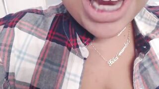 Hairy BBW Pussy - Almost Caught Masturbating!