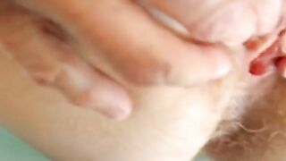 Small tits, big fun: Fucking, fingering & cumming on girly's boobs