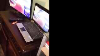 Abuelita Mexicana Eyacula en una Llamada Webcam