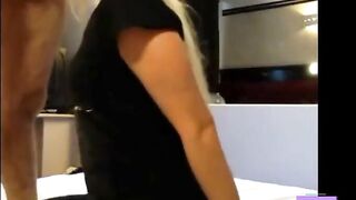 Blonde Submissive Deepthroats in Restrained BDSM Play