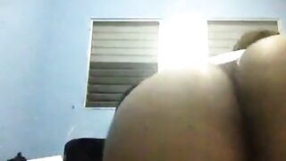 Granny Shows Off Her Big Ass on Webcam