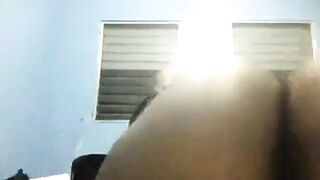 Granny Shows Off Her Big Ass on Webcam