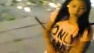 Indonesian Babe's Striptease