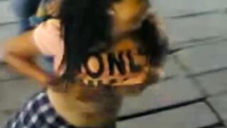 Indonesian Babe's Striptease