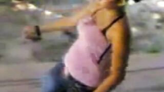 Indonesian Babe's Striptease