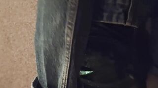 Small-titted babe fucked in the staircase by horny neighbor.