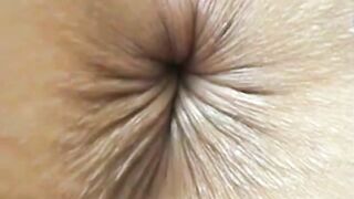 Winking Butthole Close-Up on Webcam