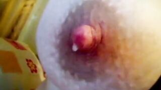 Big White Tits Dripping with Cream