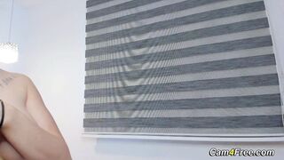 Big Tits Babe Toys Her Tight Pink Pussy