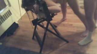 Submissive Slave's Mouth Used for Master's Pleasure