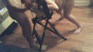 Submissive Slave's Mouth Used for Master's Pleasure