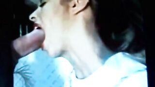 Babysitter Sucks a Big Cock Deep Throat on Webcam