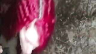 Interracial Blowjob in the Great Outdoors