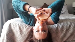 Extreme Dildo Facefuck: Solo Female BDSM Fun