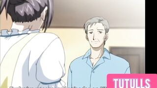 Stepmom cheating with her husband's son | hentai