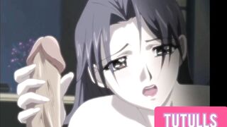 Stepmom cheating with her husband's son | hentai