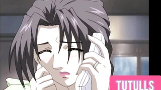 Stepmom cheating with her husband's son | hentai