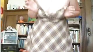 Hairy Mature Amateur BBW on Webcam