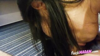 Asian Amateur POV Deepthroat Blowjob