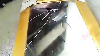 Emo Girl Rides Dildo and Squirts on Webcam