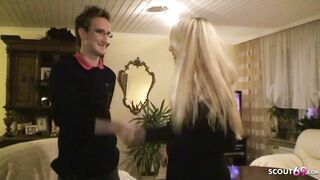 German Stepmom Fuck the new Young Boyfriend of her Daughter