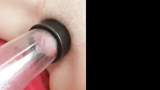 Amateur Girl Plays with Dildo, Ends in Mutual Climax