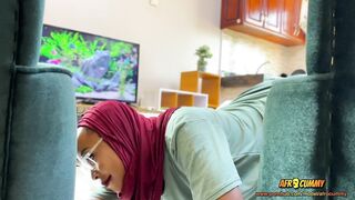 CLICK HERE to watch a big ass ebony stepsister get caught bending and get a squirt surprise