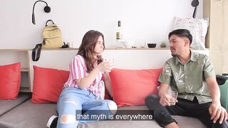 Stepsister lets Stepbrother See her White Pussy