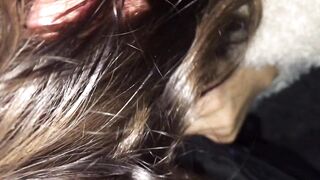 Russian Babe Blows the Club Security Guard -2