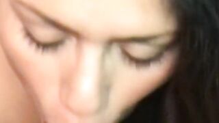 Amateur Latina MILF's Heavenly Blowjob -2