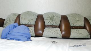 Trans Redhead Gets Head from Pink-Masked Sub