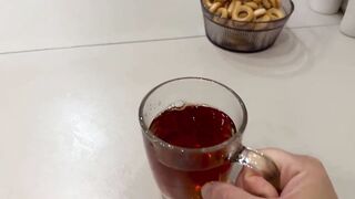 Couldn't resist fucking a hot stepmom in his father's bed