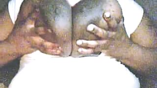 Huge Dark Areolae BBW Webcam Show