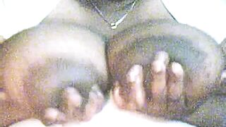 Huge Dark Areolae BBW Webcam Show