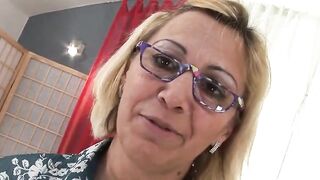 Hard Nipples on a Mature Beauty