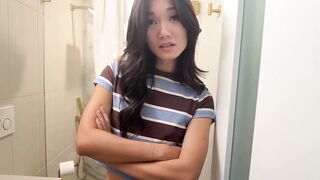 cute asian stepdaughter begs to try stepdads thick cock in her ass - lucy mochi - alex adams