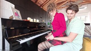 I Fucked Cum Onto My Piano Teacher