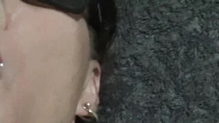 Cum Fetish: Massive Facial & Gargle, Amateur MILF Loves BDSM