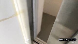 Stranger's Cock in Public Elevator