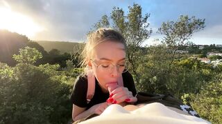 Strangers Join Us for a Public Blowjob