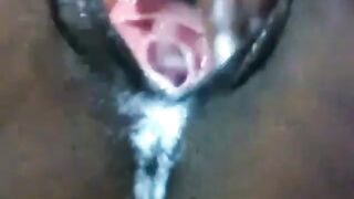 Ebony Creamy Solo with Sex Toy on Webcam
