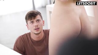 Teaming Up with My Step Bro To Help Me Fuck my Hot Wife - LATINA MILF