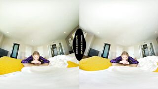 BRAZZERS - Your Girlfriend Jeni Angel Showers While Her Stepsister Melody Marks Rides Your Cock