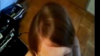 French Redhead Sophie Covered in Cum