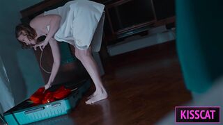 What Happens When Horny Step Mom Shares Hotel Bed with Step Son All Night in one Room? [ ENG SUB ]