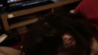 Cumshot POV: Brunette Blows at After-Party